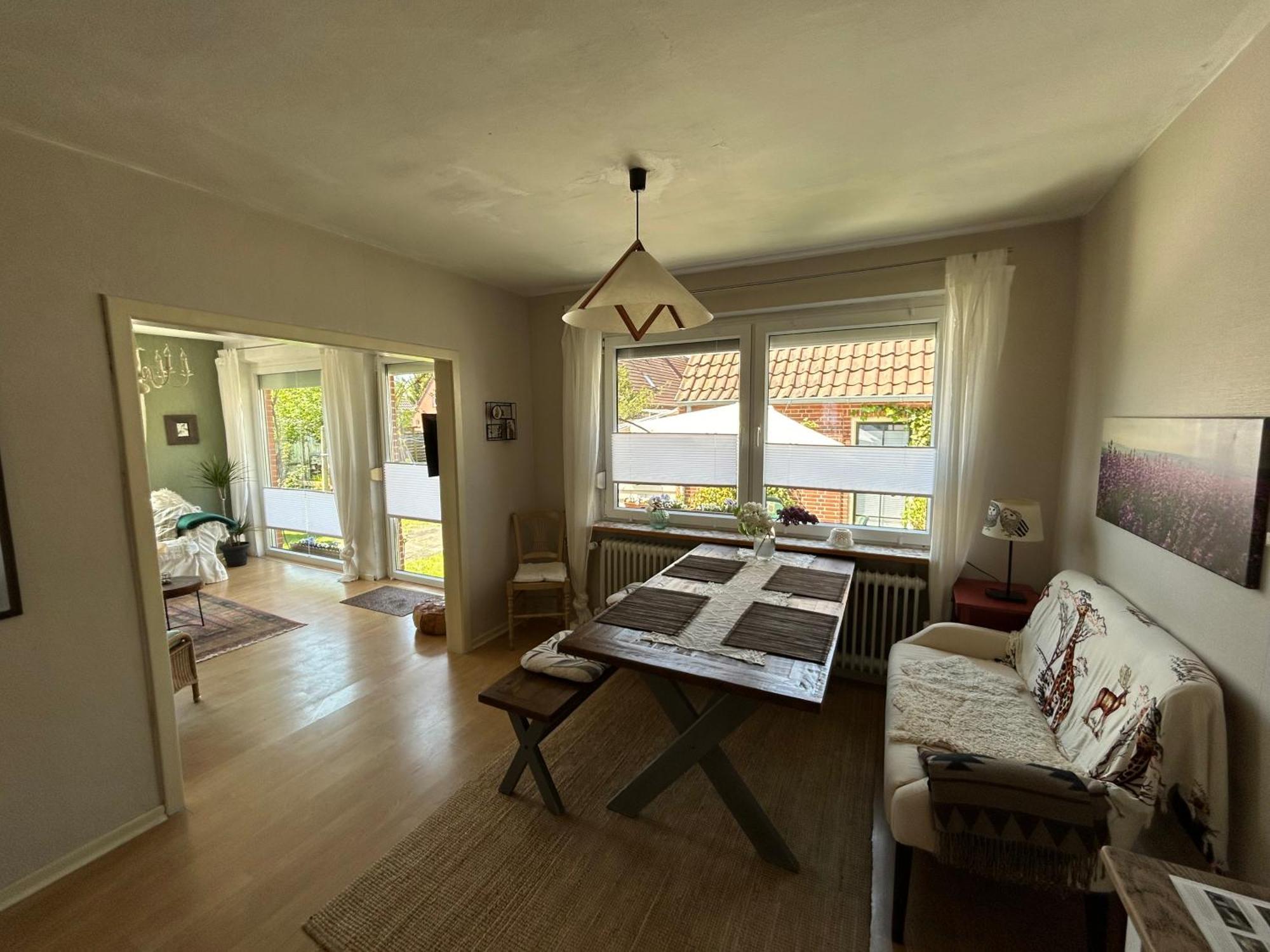 Ferienwohnung Haus Papenburg Garten Parkplatz Nordsee Eksteriør bilde